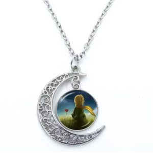 Collar El Principito en la luna