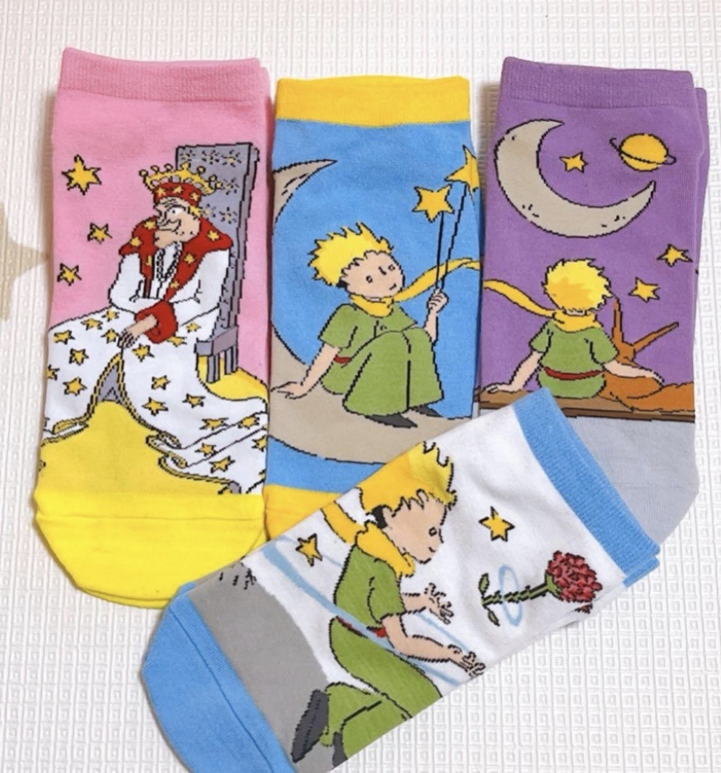 Calcetín El Principito (Blanco ) - Imagen 2