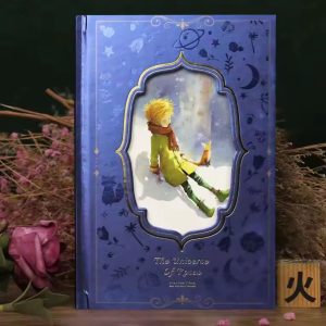 Planner (azul) El Principito
Todas las hojas con diseños. 
Tapa Dura  (12×18cm)