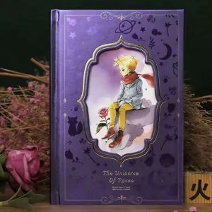 Planner (morado) El Principito
Todas las hojas con diseños. 
Tapa Dura  (12×18cm)