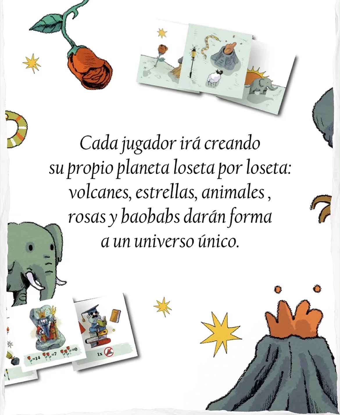 Hazme un planeta. Divertido juego de mesa basado en la obra El Principito - Imagen 3